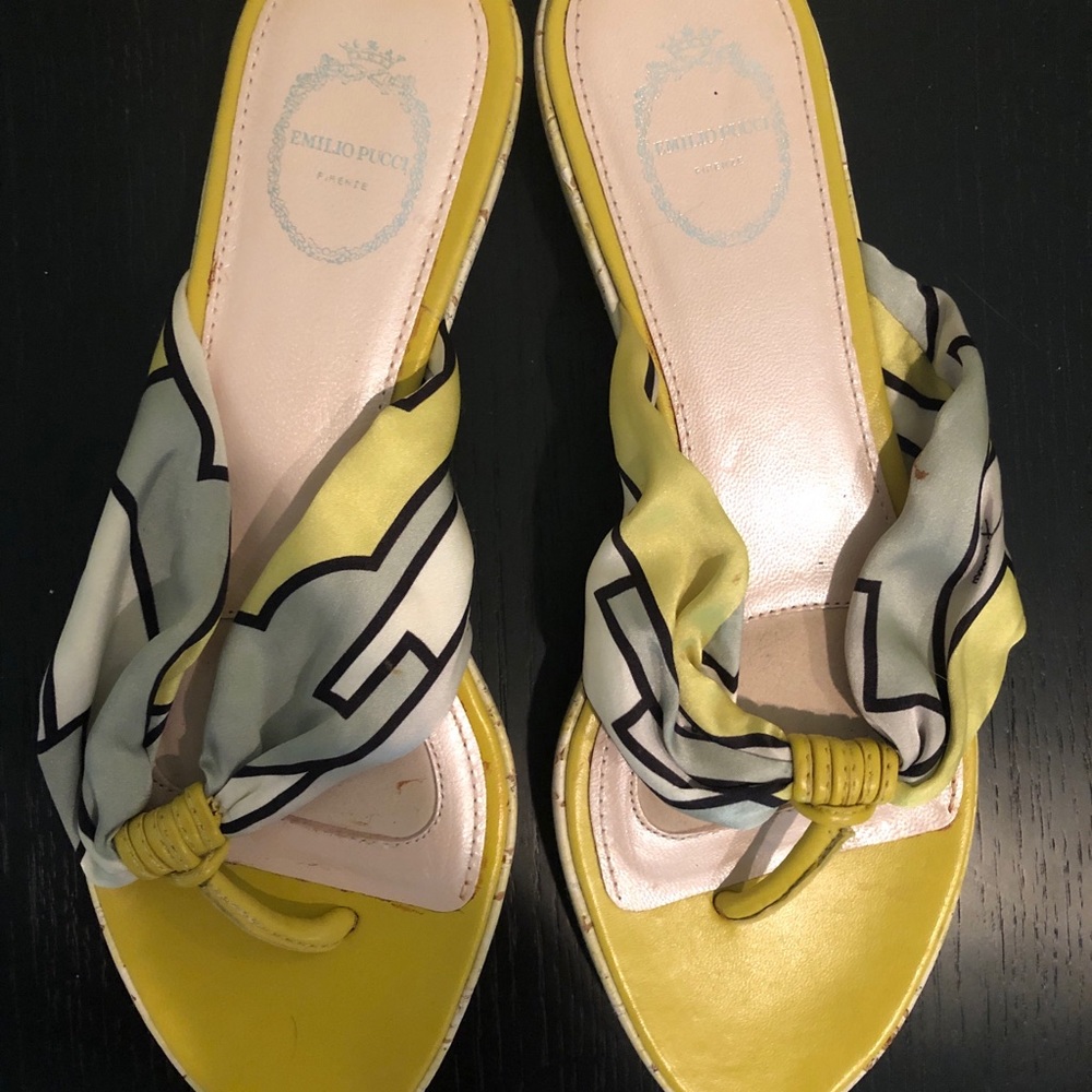 Emilio Pucci Wedge Heeled Sandal